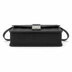 MCM Anais Visetos Small Flap Bag – Black Monogram, Silver Hardware, MWH6SIA20