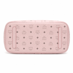 MCM Liz Visetos Medium Tote Bag – Soft Pink, Reversible, Pouch, MWPAAVI02