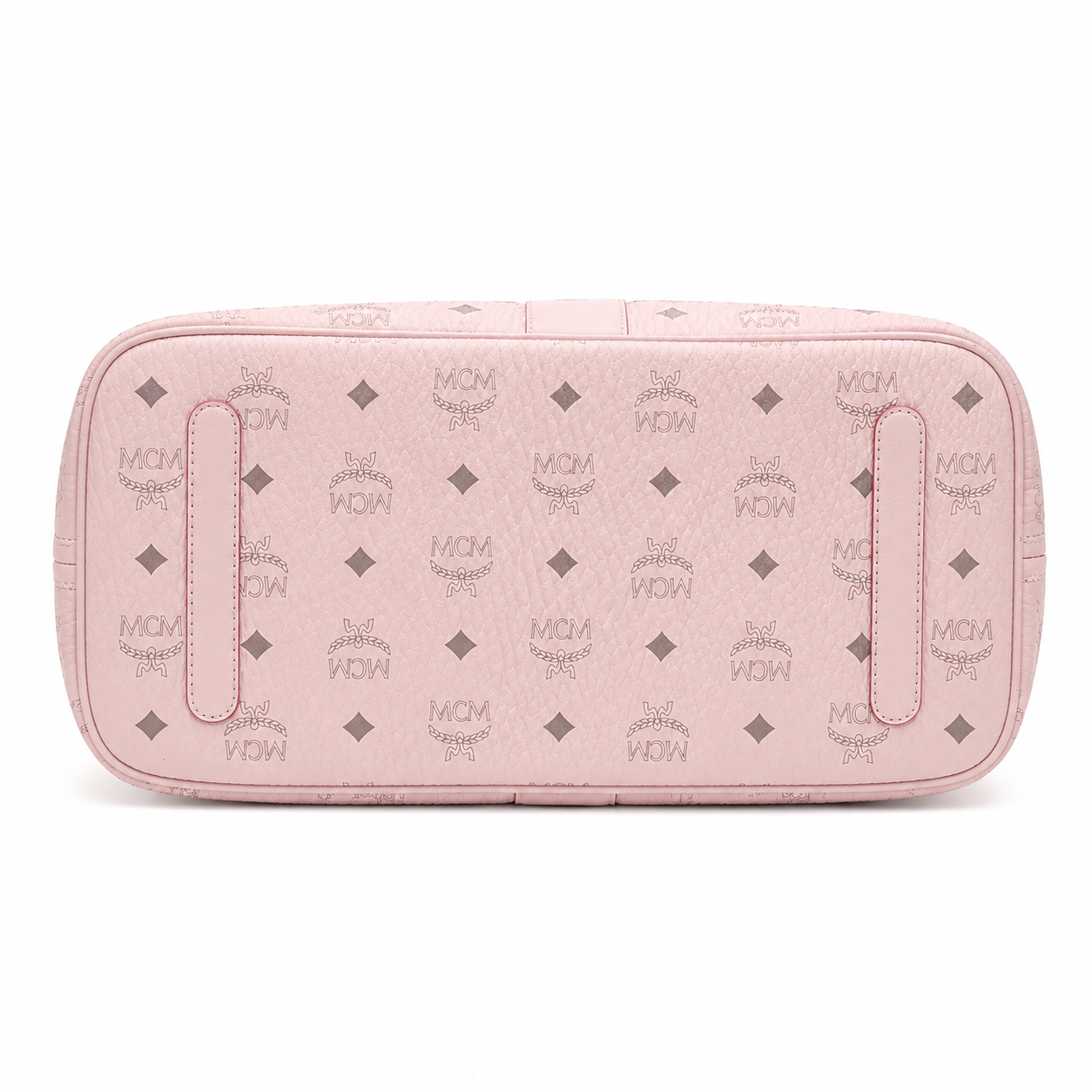 MCM Liz Visetos Medium Tote Bag – Soft Pink, Reversible, Pouch, MWPAAVI02