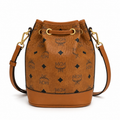 MCM Dessau Visetos Mini Bucket Bag – Cognac, MWDCSDU03CO001