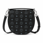 MCM Patricia Visetos Small Saddle Bag – Black, MWPAASU01BK