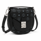 MCM Patricia Visetos Small Saddle Bag – Black, MWPAASU01BK