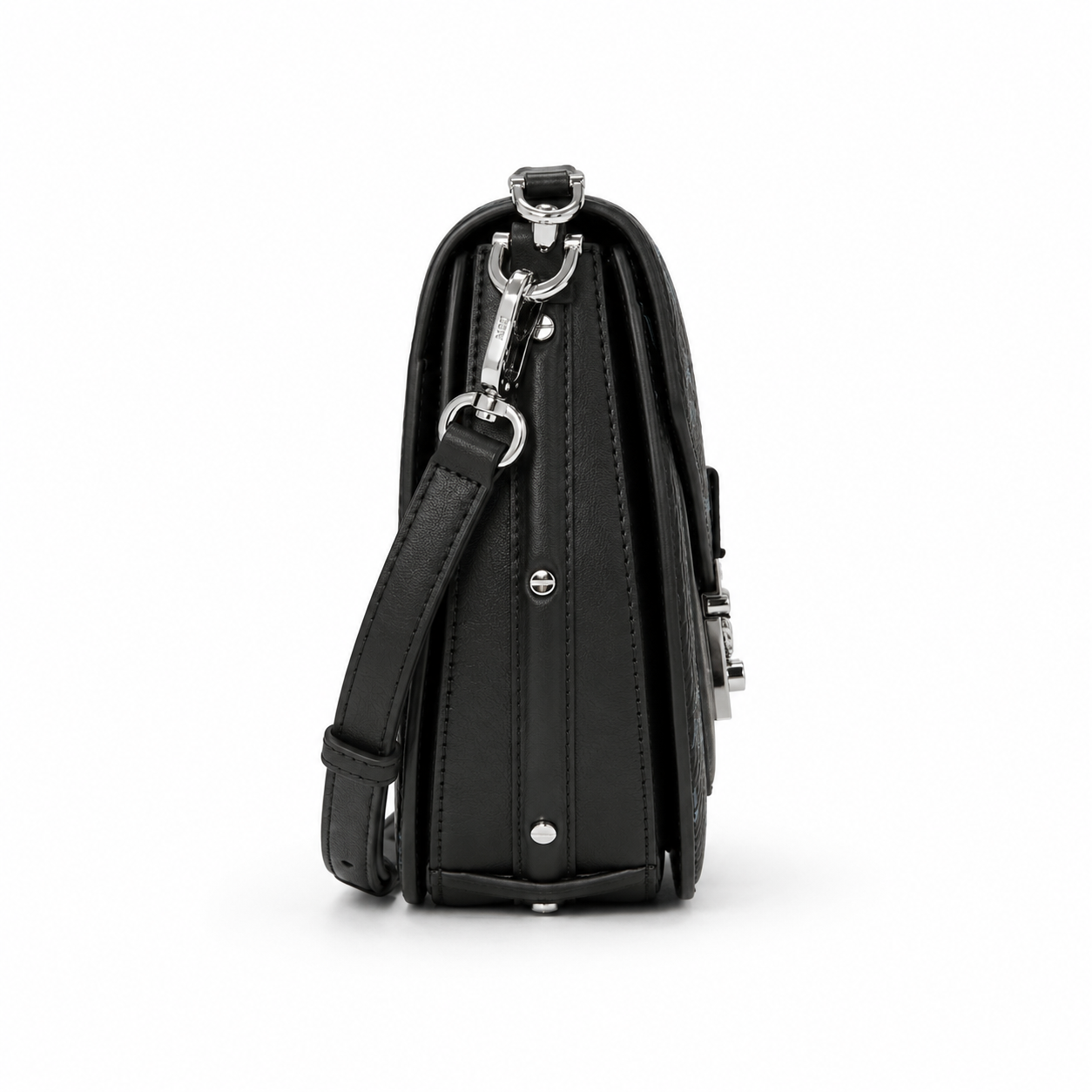 MCM Patricia Visetos Small Saddle Bag – Black, MWPAASU01BK