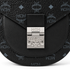 MCM Patricia Visetos Small Saddle Bag – Black, MWPAASU01BK