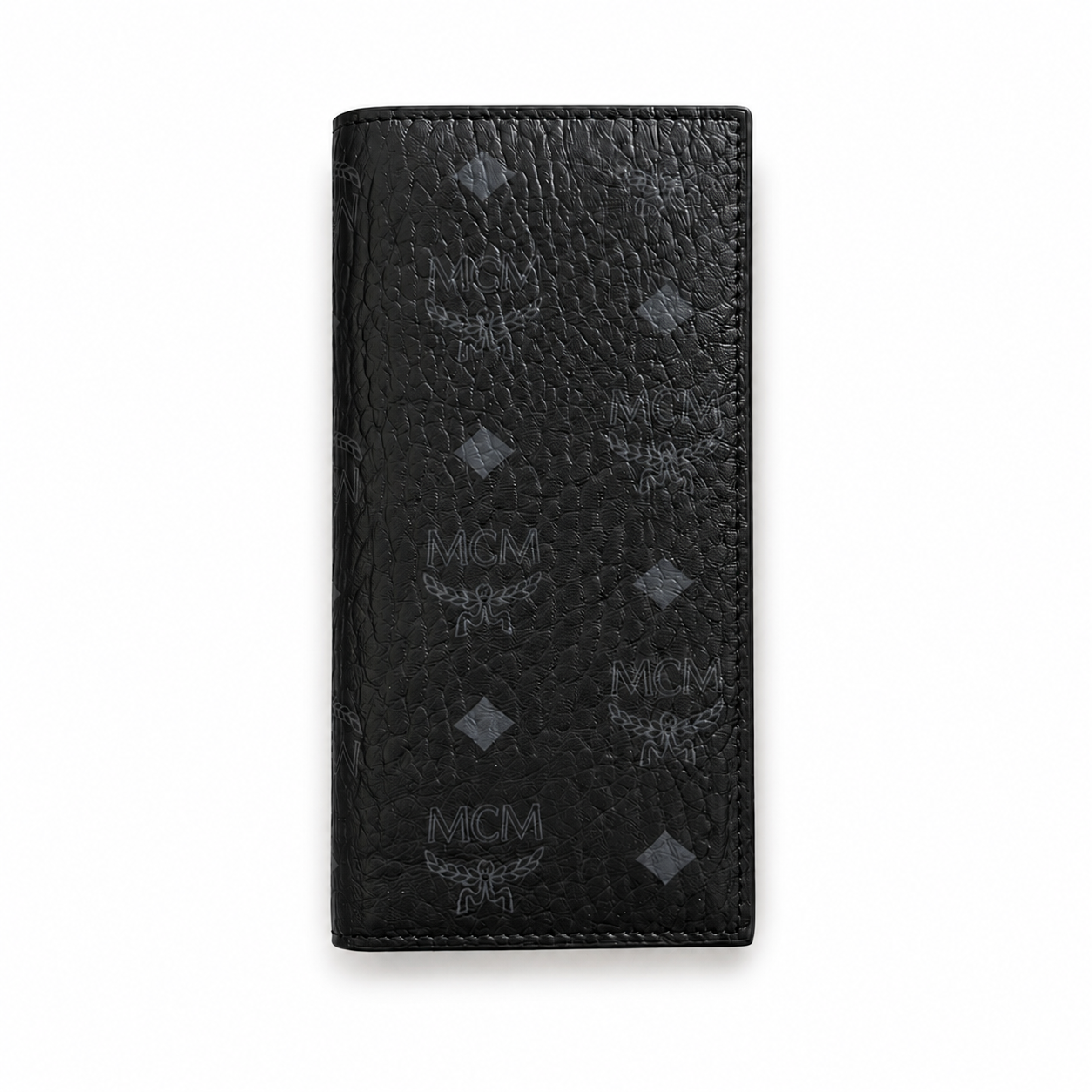 MCM Linea Visetos Long Wallet – Cognac / Black