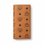 MCM Linea Visetos Long Wallet – Cognac / Black