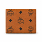 MCM Patricia Visetos Bifold Wallet – Cognac, 11x8.5cm