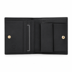 MCM Patricia Visetos Bifold Wallet – Black, 11x8.5cm