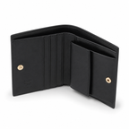 MCM Patricia Visetos Bifold Wallet – Black, 11x8.5cm