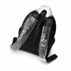 MCM Medium Stark Backpack in Visetos Black – Classic Monogram Side Studs Backpack, 38x30x13cm