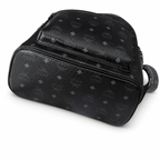 MCM Medium Stark Backpack in Visetos Black – Classic Monogram Side Studs Backpack, 38x30x13cm