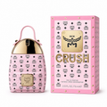 MCM CRUSH Eau de Parfum Spray 75ml – Fruity Floral Perfume in Pink Monogram Backpack Bottle