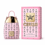 MCM CRUSH Eau de Parfum Spray 75ml – Fruity Floral Perfume in Pink Monogram Backpack Bottle