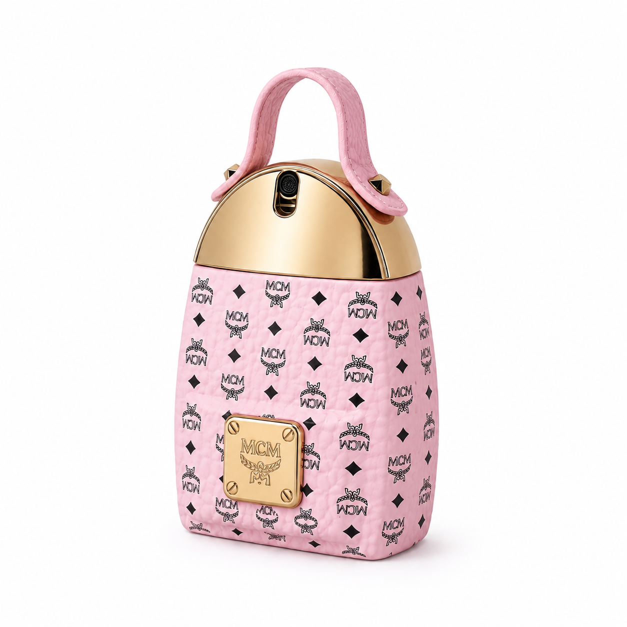 MCM CRUSH Eau de Parfum Spray 75ml – Fruity Floral Perfume in Pink Monogram Backpack Bottle