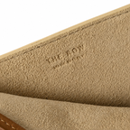 The Row Nu Mini Twin Crossbody Bag – Minimalist Suede Leather Small Square Bag with Dual Compartments,