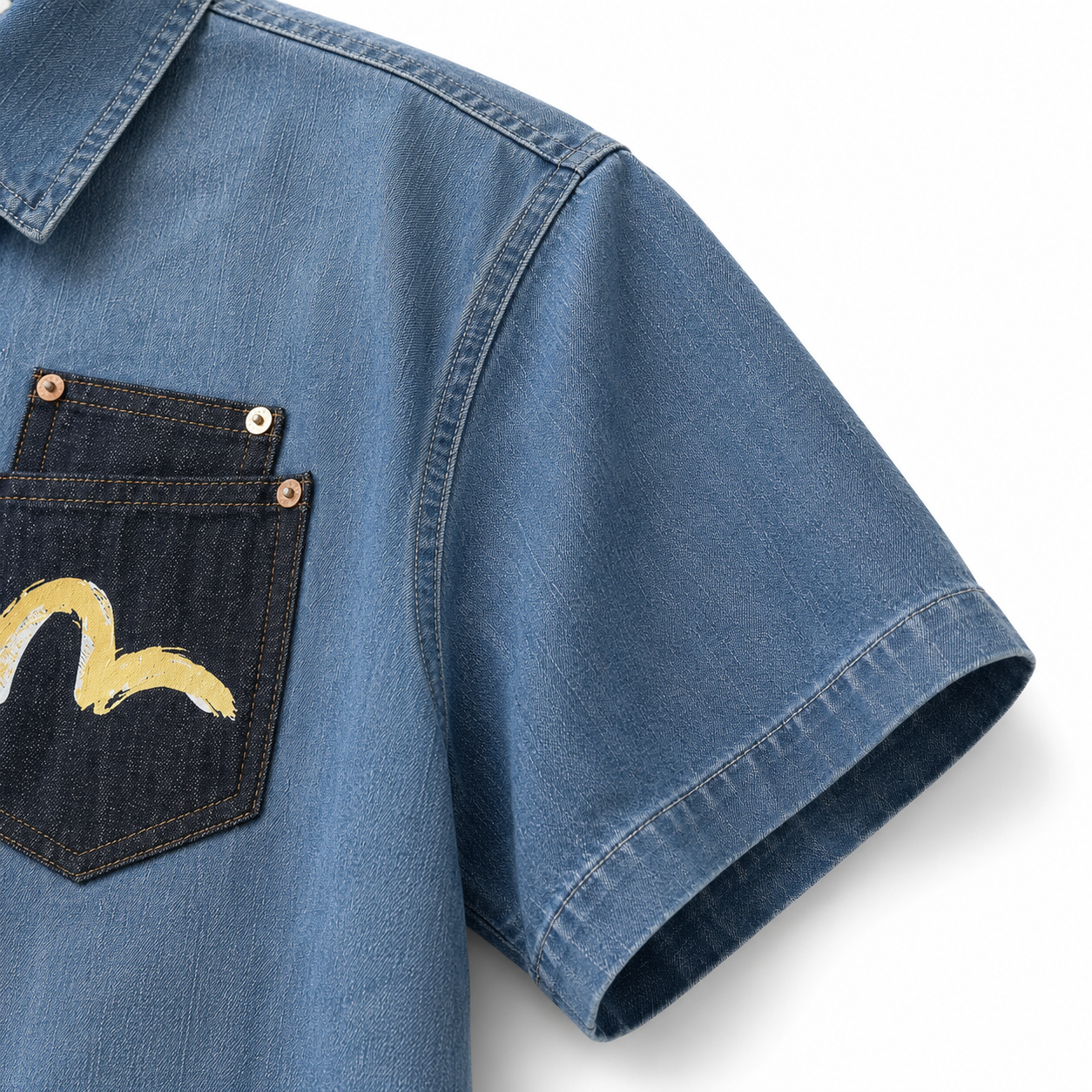 EVISU "Big M" Print Shirt