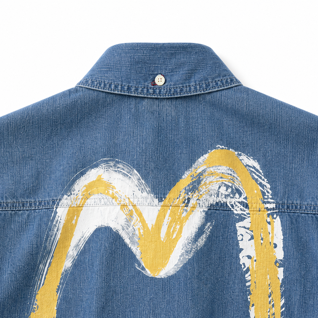 EVISU "Big M" Print Shirt