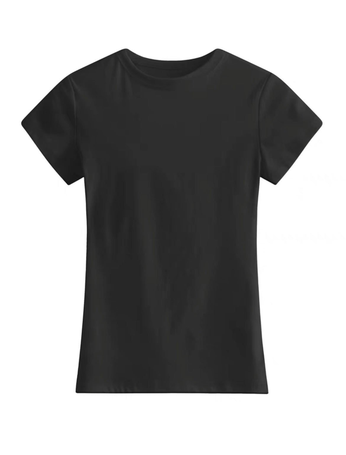 Ye Yuan'S Right Shoulder Slim Slim Sweet Top For Women Summer New Tight Short-Sleeved Pink Bottoming Shirt T-Shirt For Women