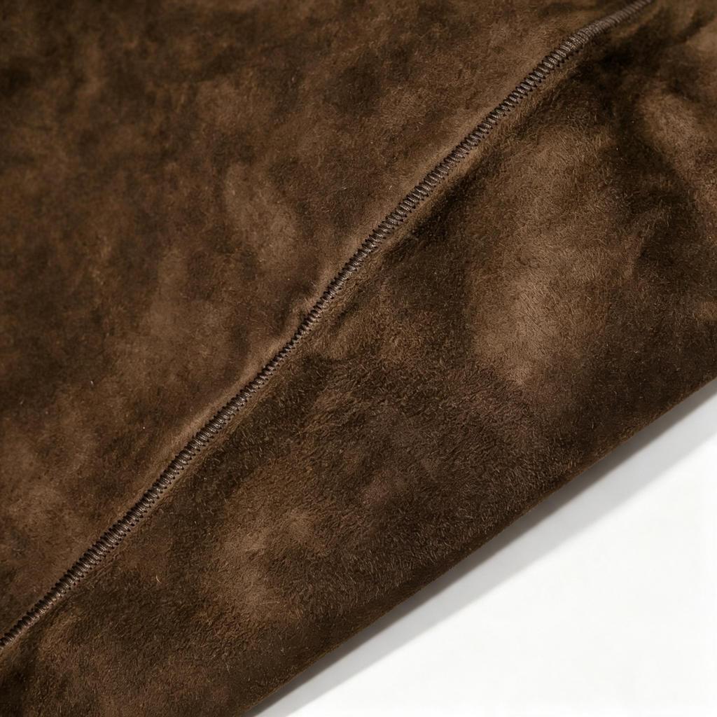 The Row Large Bindle Suede Shoulder Bag | 46cm Oversized Hobo Tote | Dark Brown Slouchy Handbag