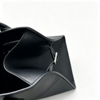 The Row Margaux 15 Medium Bag | 38cm Smooth Calfskin Leather Top Handle Bag | Black Margaux Tote