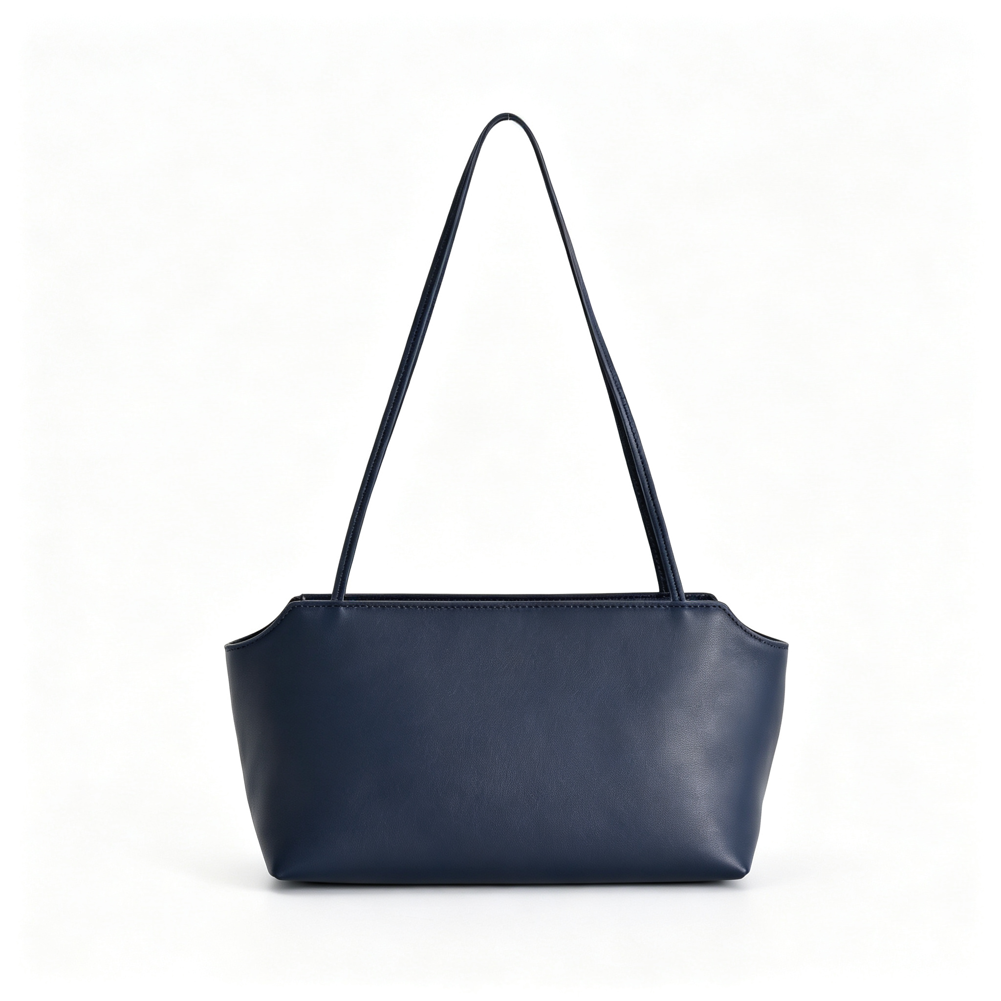 The Row Terrasse To Go Mini Shoulder Bag | 27cm Soft Lambskin Underarm Bag | Black Minimalist Handbag