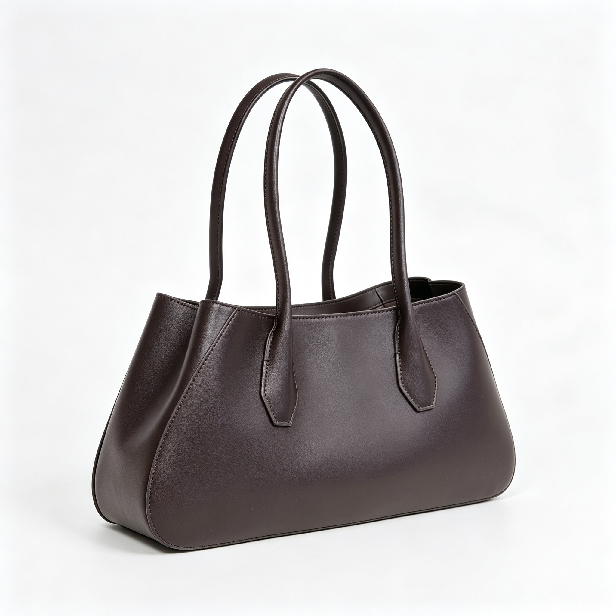 Soft Alger Mini Bag in Imported Saddle Leather – Elegant Women’s Crossbody & Top Handle Tote, Black