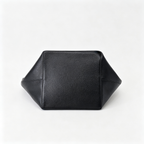 The Row Park Large Tote Bag | 50cm Pebbled Leather Tote | Black Minimalist Handbag