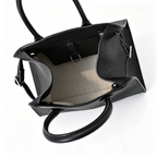 The Row Soft Margaux 12 Leather Tote Bag | Large Capacity Commuter Handbag with Detachable Strap | Women's Designer Shoulder Bag