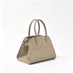 The Row Soft Margaux 10 Leather Tote Bag | Minimalist Commuter Handbag with Detachable Strap | Women's Designer Shoulder Bag