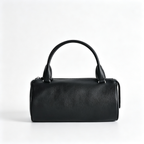 The Row Edith Cylinder Bag – Minimalist Leather Handbag with Dual Handles,
