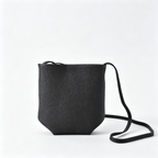 The Row N/S Park Mini Bucket Bag – Minimalist Leather Crossbody with Adjustable Strap,