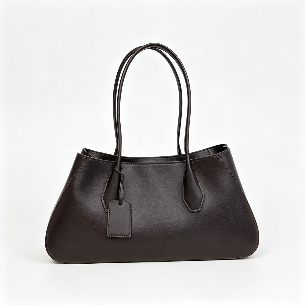 Soft Alger Mini Bag in Imported Saddle Leather – Elegant Women’s Crossbody & Top Handle Tote, Black