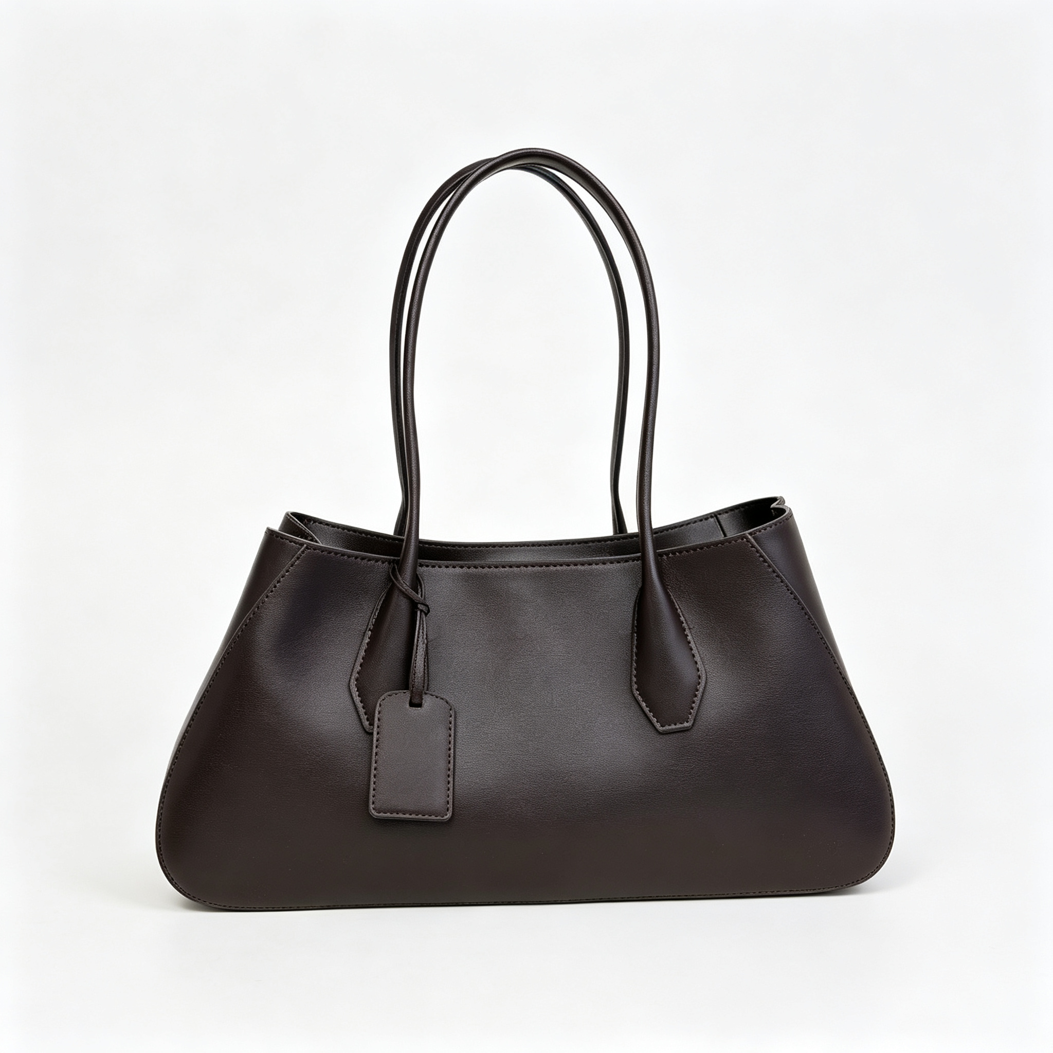 Soft Alger Mini Bag in Imported Saddle Leather – Elegant Women’s Crossbody & Top Handle Tote, Black