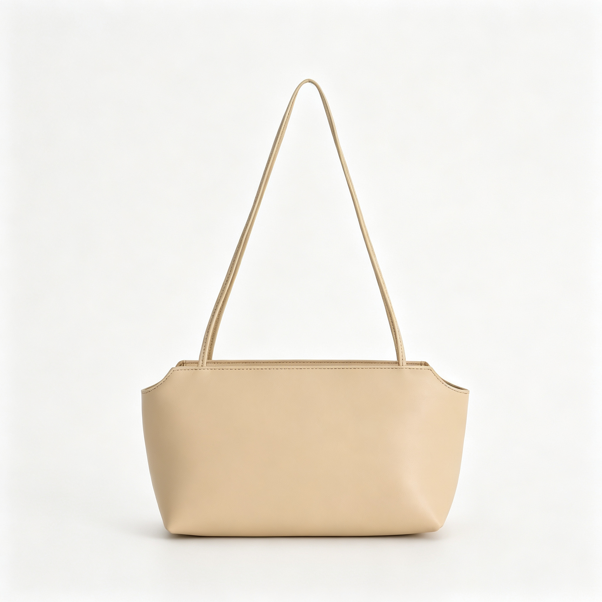 The Row Terrasse To Go Mini Shoulder Bag | 27cm Soft Lambskin Underarm Bag | Black Minimalist Handbag