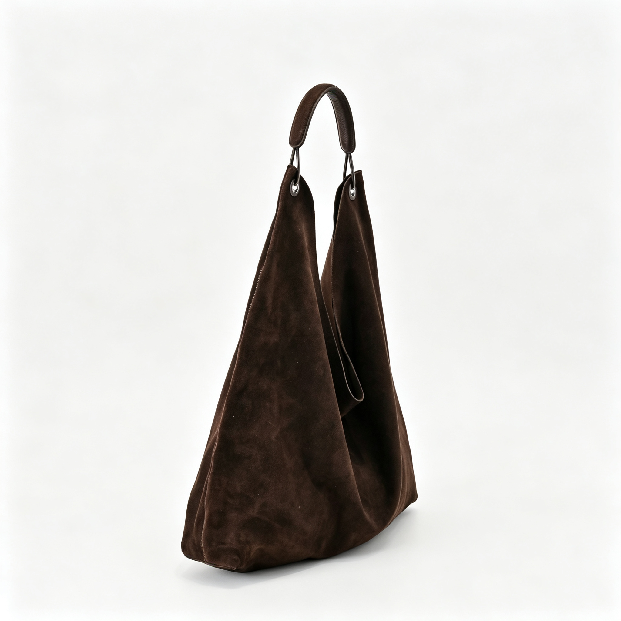 Luxury Suede Hobo Bag – The Row Bindle 3 Style, Soft Calfskin, Minimalist Design for Women